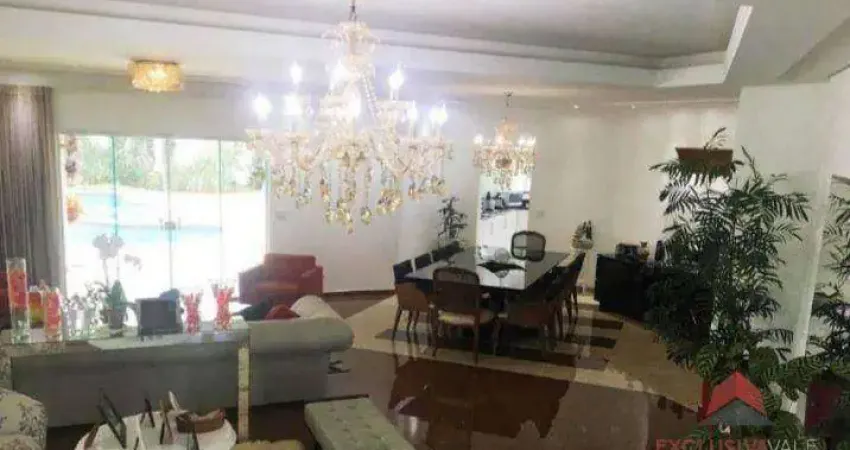 Casa com 6 dormitórios à venda, 540 m² por r$ 3.000.000,00 - parque mirante do vale - jacareí/sp