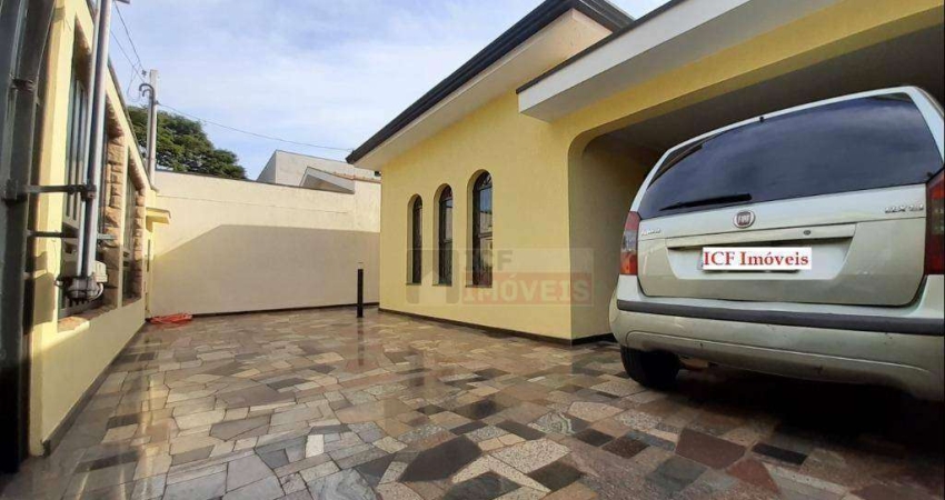 Casa Residencial/Comercial com 3 dormitórios à venda, 300 m² terreno e 173 m² de construção  por R$ 580.000 - no Jardim São Pedro - Americana/SP