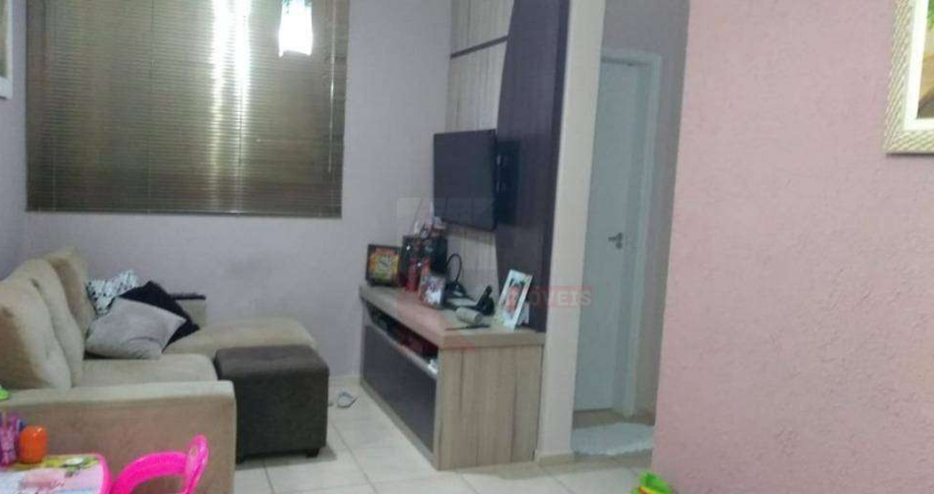 Lindo apartamento à venda (todo mobiliado), 55 m² por R$ 205.000 - Jardim Progresso - Americana/SP