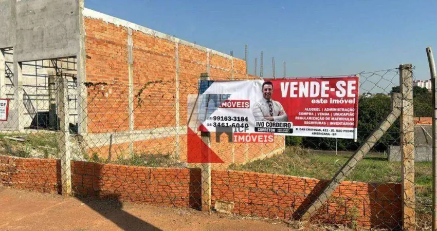 Terreno à venda, 505 m² por R$ 499.000,00 - Loteamento Residencial Jardim dos Pinheiros - Americana/SP