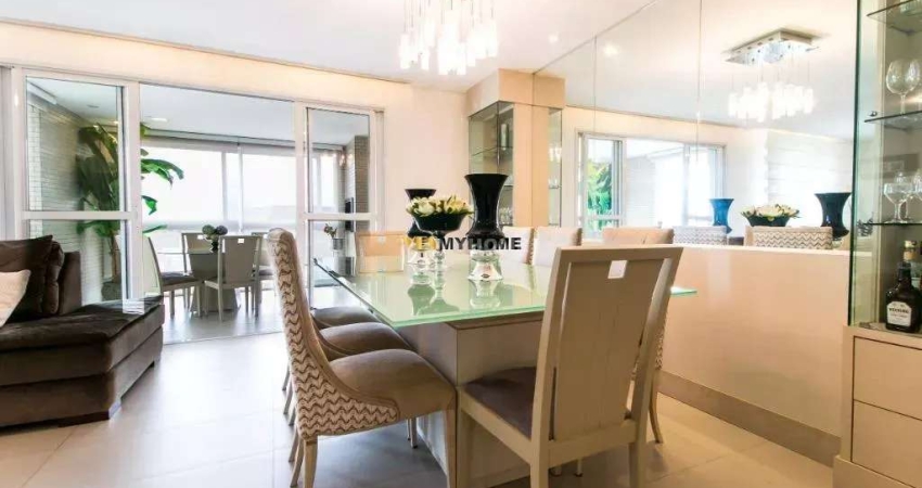 Apartamento com 4 dormitórios à venda, 184 m² por vista para o jardim botânico