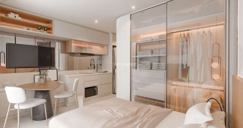 Studio 19m² no Campina do Siqueira - Curitiba,PR - 22139