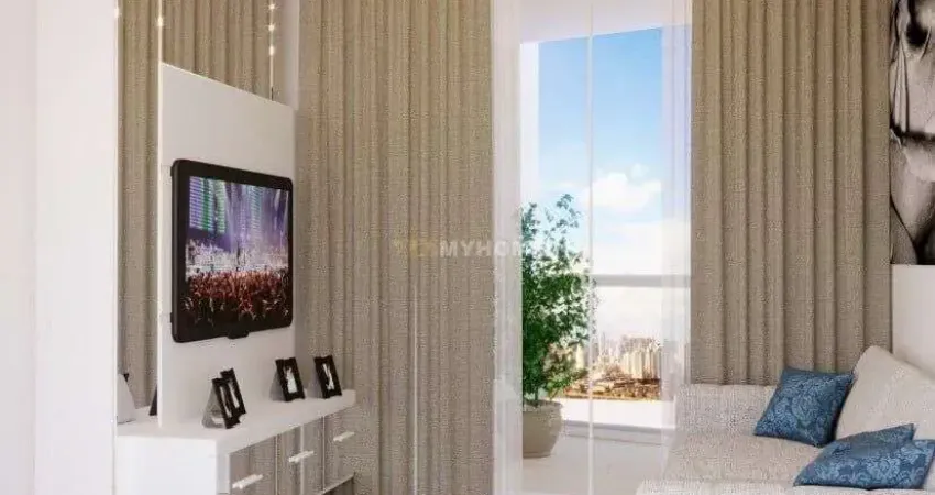 Apartamento 2 quartos e 1 vaga com churrasqueira no campo comprido - 28034