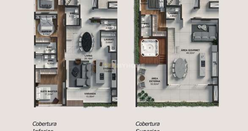 Apartamento com 4 quartos à venda na Rua Eça de Queiroz, 1178, Ahú, Curitiba