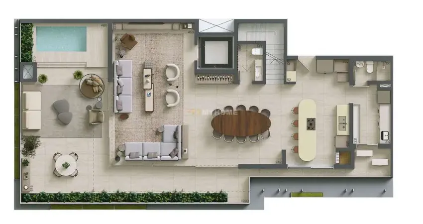 Apartamento com 2 quartos à venda na Rua Carmelo Rangel, 635, Batel, Curitiba