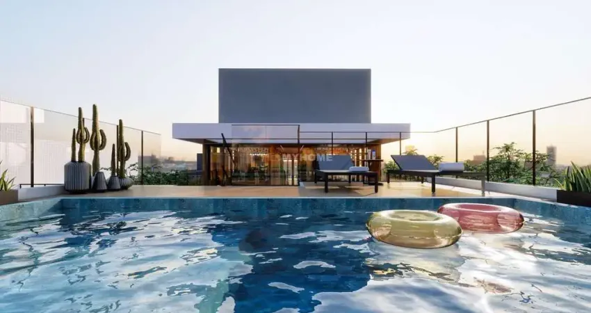 Apartamento em construção com 1 quarto e terraço em curitiba, paraná