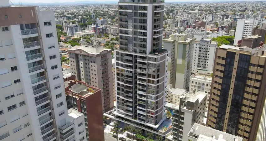Apartamento novo com 3 quartos a venda no água verde, 155m² e 2 vagas -curitiba