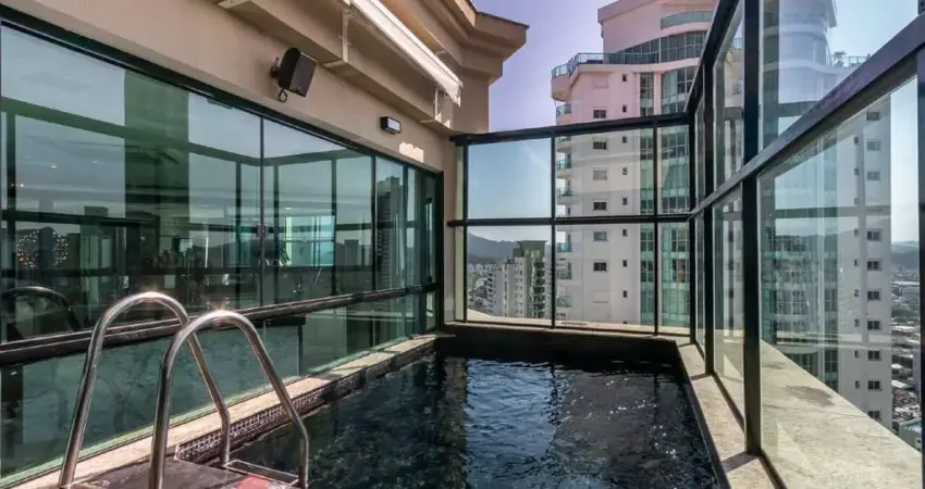 Cobertura 4 quartos mobiliada à venda no edifício grand royale em balneário camboriú