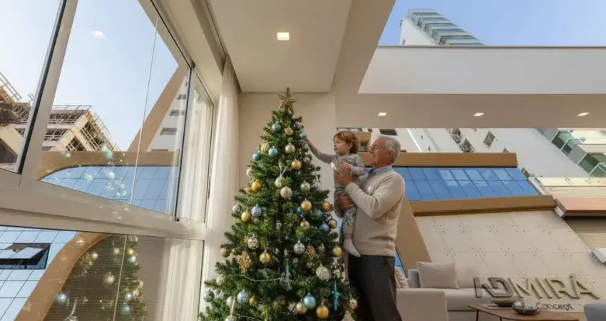 Apartamento na zona central de balneário camboriú com quatro suites