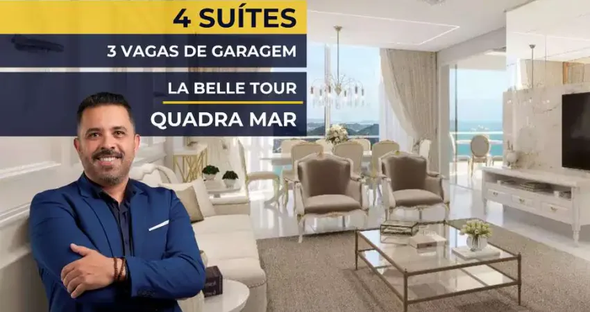 Apartamento na planta à venda em balneário camboriú com 4 suítes