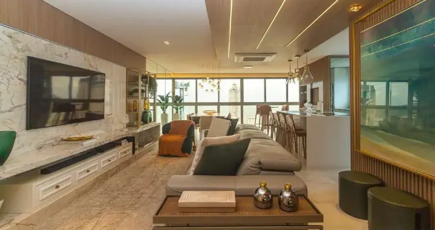 Apartamento duplex à venda na 2ª quadra de balneário camboriú com 5 suítes