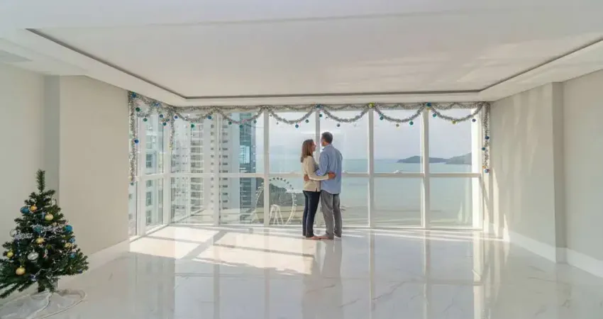 Apartamento à venda no ed. skyline tower balneário camboriú com 4 suítes