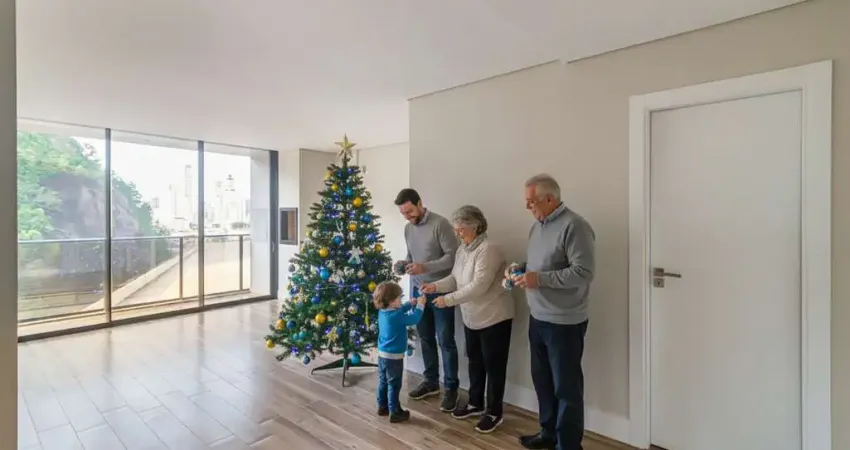 Apartamento em frente ao balneário shopping à venda com 02 suítes.