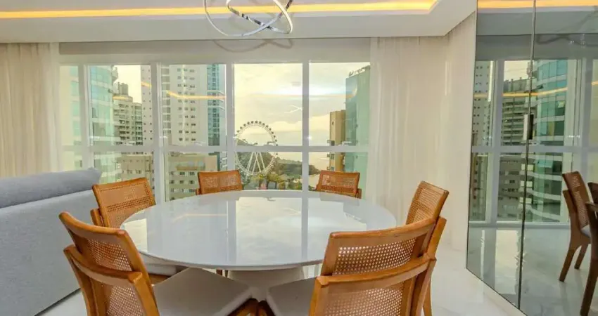 Apartamento com 04 suítes e vista para o mar à venda em balneário camboriú.