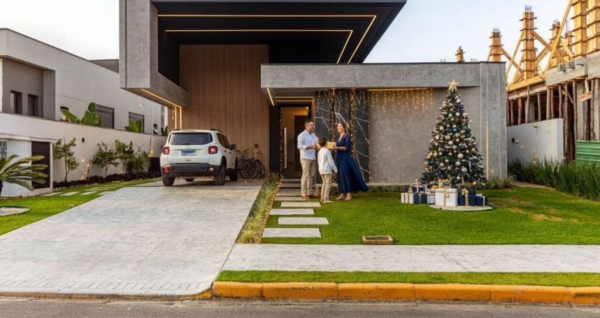 Casa à venda no condomínio caledônia private village com 3 suítes