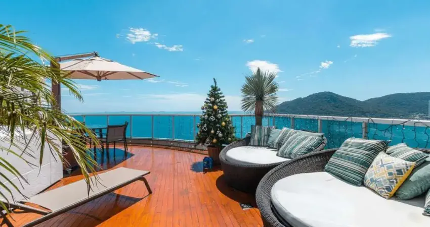 Apartamento diferenciado à venda frente mar em balneário camboriú com 3 suítes
