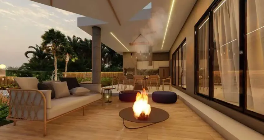 Casa em condomínio fechado à venda com 04 suítes em camboriú.