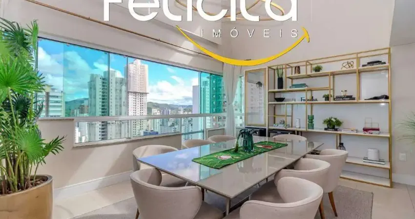 Cobertura duplex à venda no ed. esquina di fiore no centro de balneário camboriú.