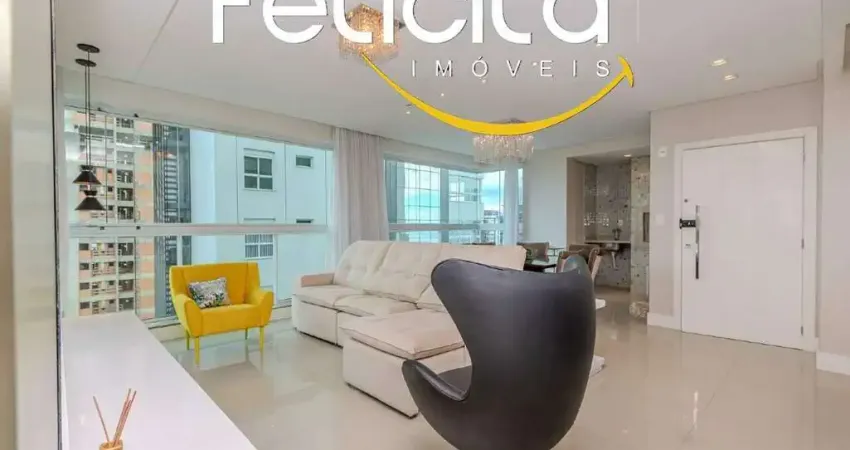 Apartamento à venda a poucos do mar no ed. palm beach em balneário camboriú