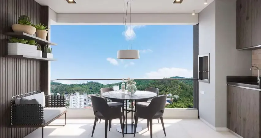 Apartamento com 2 dormitórios no condomínio essência residence no bairro fazenda em itajaí - sc