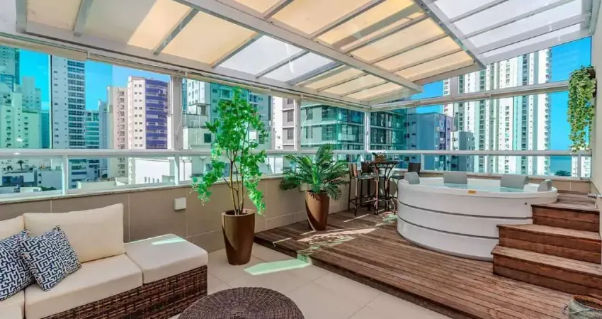 Apartamento com terraço à venda no ed. bosque belcanto em balneário camboriú