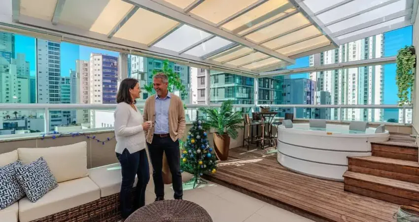 Apartamento com terraço à venda no ed. bosque belcanto em balneário camboriú