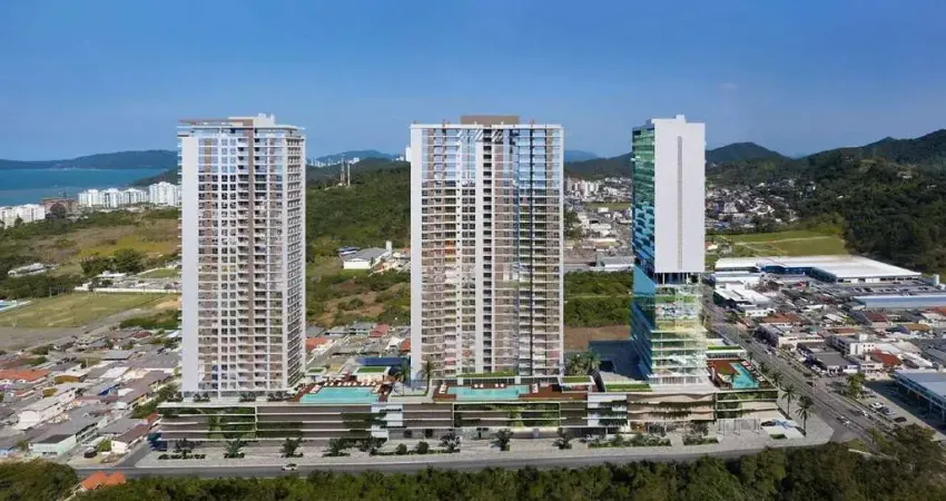 Apartamento diferenciado no ed. torres da brava - sirena na praia brava