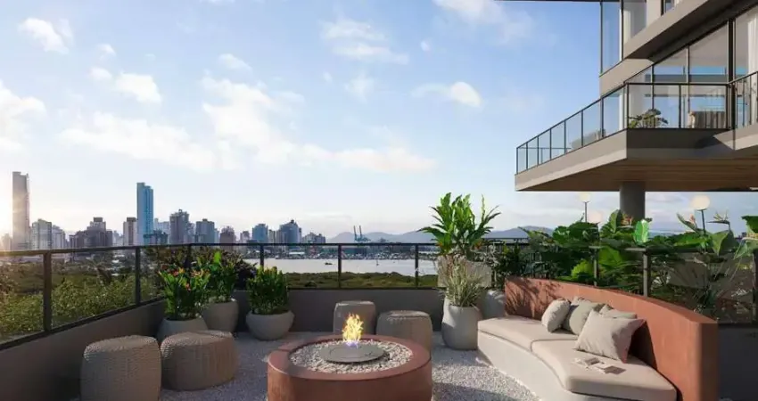 Cobertura com 4 suítes no empreendimento casa atalaia 47 no bairro fazenda em itajaí - sc