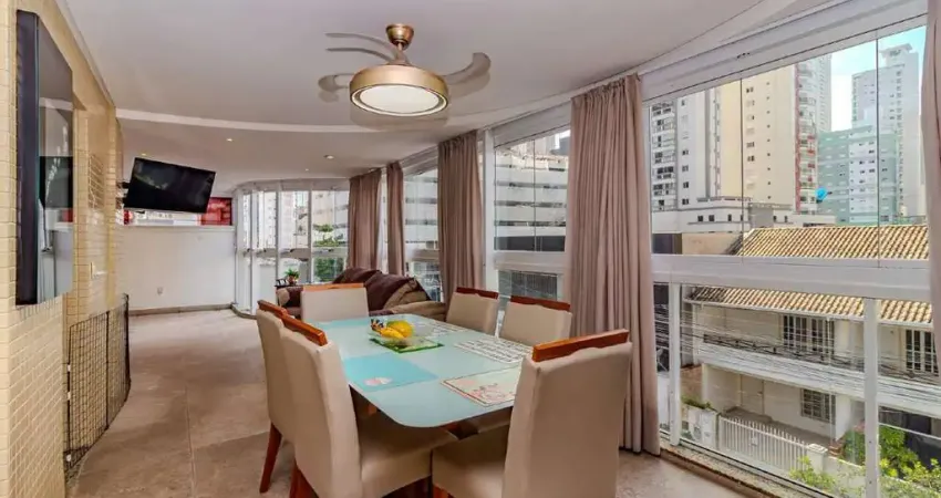 Apartamento com terraço à venda no ed. phillipos em balneário camboriú