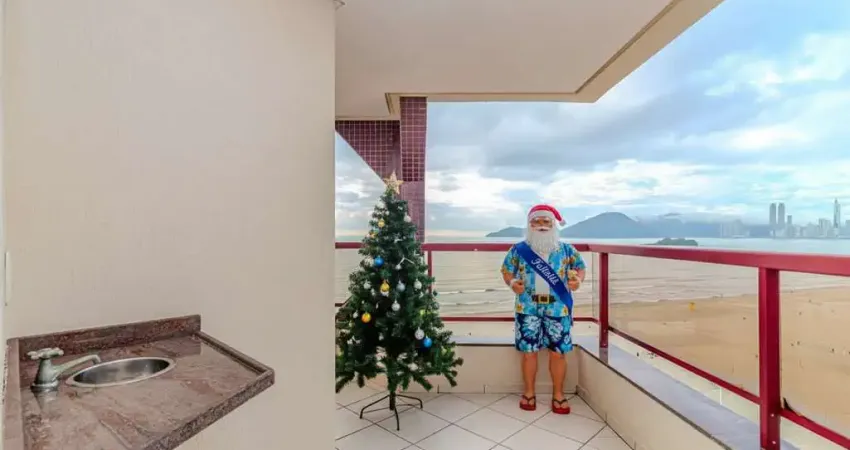Apartamento frente mar à venda no ed. torre do sol em balneário camboriú