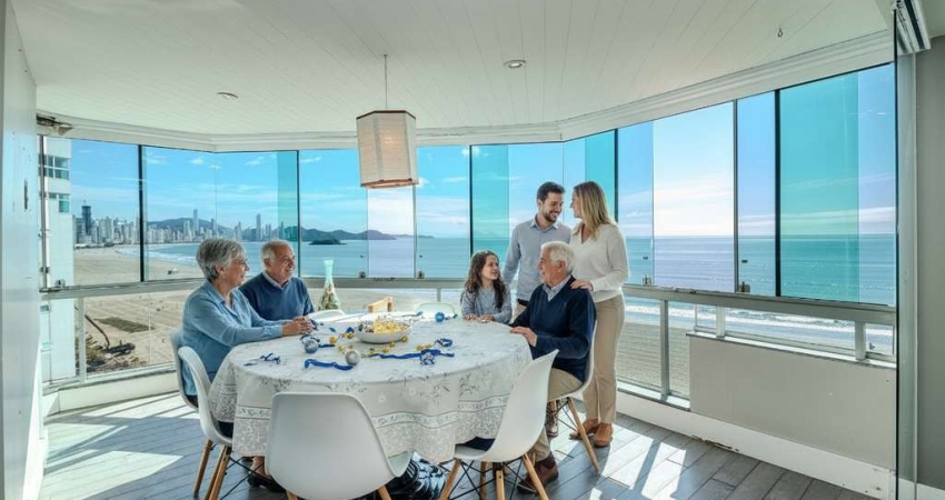 Apartamento frente mar à venda no centro de balneário camboriú