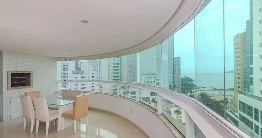 Apartamento com vista mar à venda no ed. torre de málaga em balneário camboriú