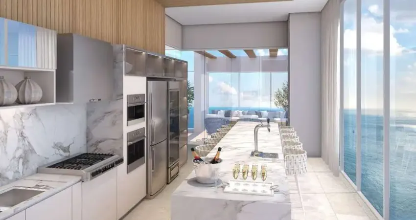 Apartamento 4 suítes com vista mar | balneário camboriú - pioneiros, 164 m², 3 vagas
