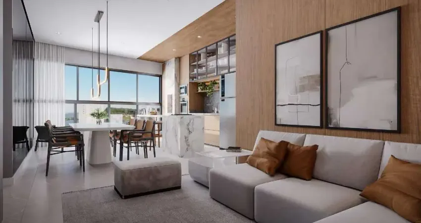 Monte viso - apartamento de 121m² com 3 quartos e 2 suítes na fazenda, itajaí/sc