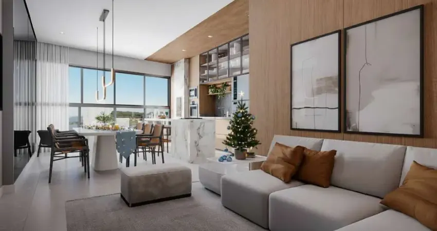 Monte viso - apartamento de 121m² com 3 quartos e 2 suítes na fazenda, itajaí/sc