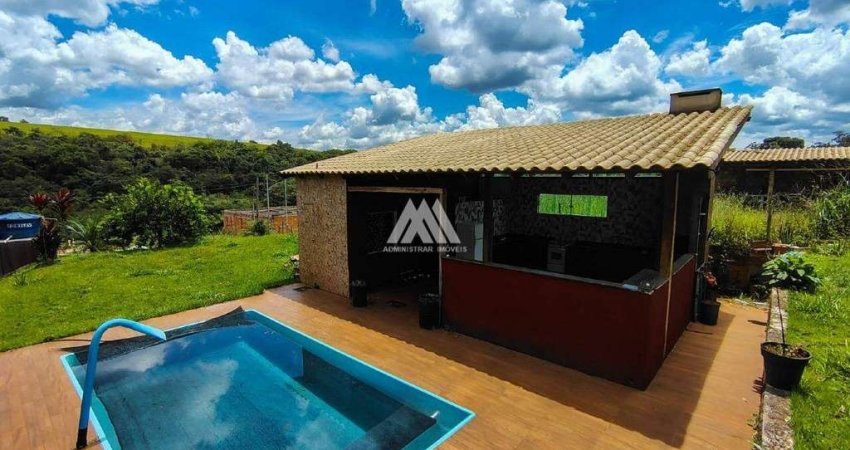 Vendo chácara em Itatiaiuçu de 1000m² com 02 quartos e piscina excelente localização.