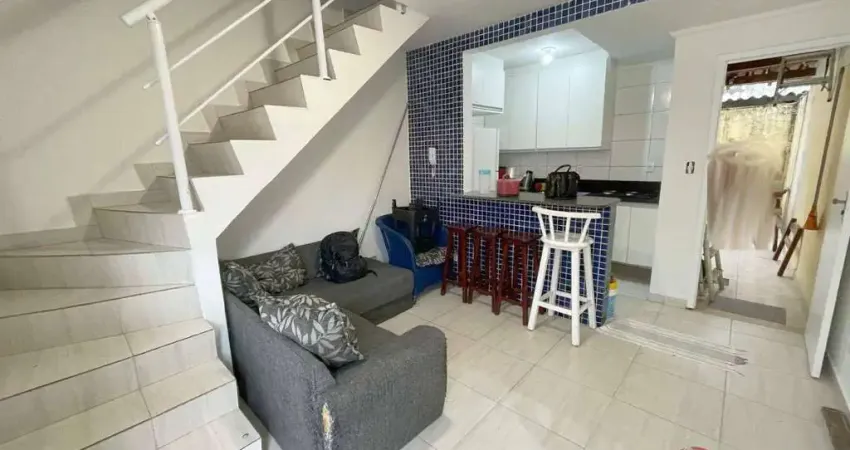 Village com 2 dormitórios à venda por r$ 250.000,00 - parque estoril - bertioga/sp