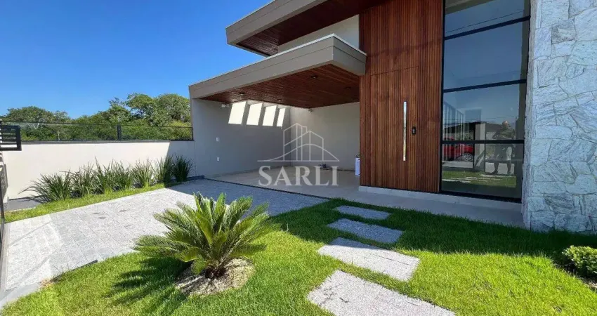 Casa, com 3 dormitórios, sendo 3 suítes, de 130 m² Forquilhas - São José