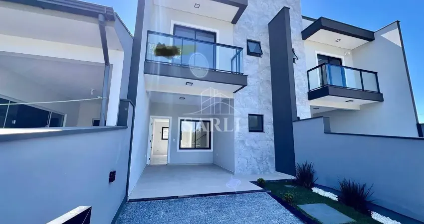 Sobrado novo, com 2 dormitórios, sendo 1 suíte, de 85 m² Forquilhas - São José