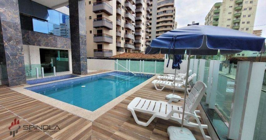 Apartamento com 2 dormitórios à venda, 69 m² por R$ 460.000,00 - Tupi - Praia Grande/SP