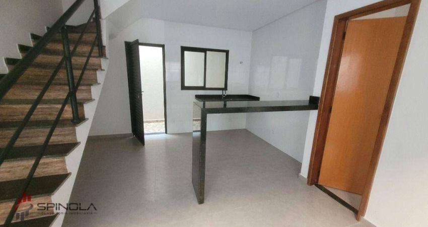 Sobrado com 2 dormitórios à venda, 59 m² por R$ 365.000,00 - Vila Caiçara - Praia Grande/SP