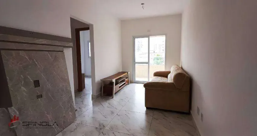 Apartamento com 2 dormitórios à venda, 53 m² por R$ 365.000,00 - Vila Caiçara - Praia Grande/SP