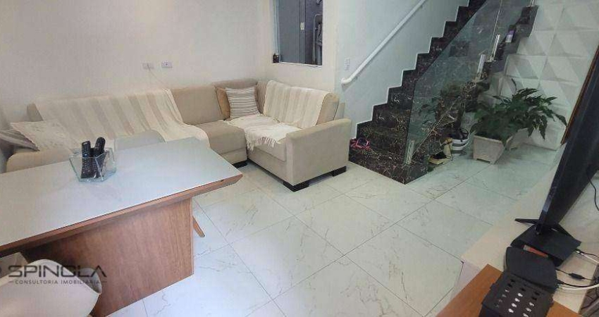 Sobrado com 2 dormitórios à venda, 73 m² por R$ 410.000,00 - Vila Caiçara - Praia Grande/SP