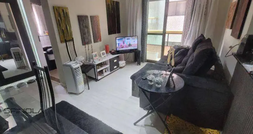Apartamento com 1 dormitório à venda, 48 m² por R$ 295.000,00 - Vila Caiçara - Praia Grande/SP