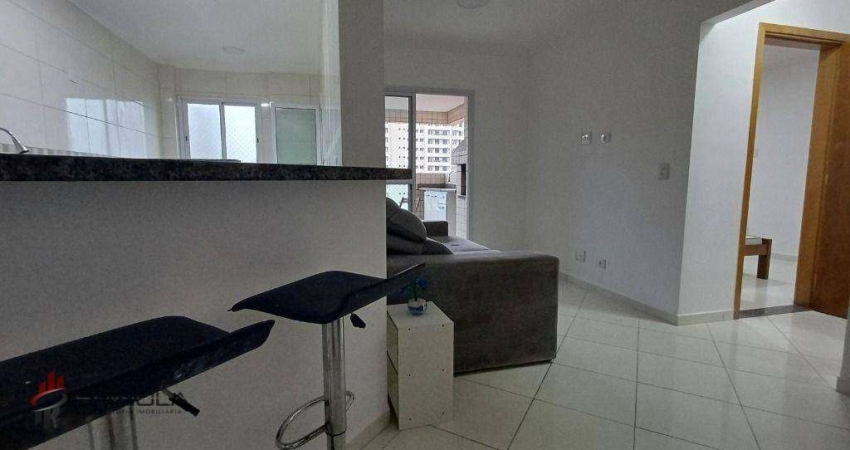 Apartamento com 1 dormitório à venda, 60 m² por R$ 385.000,00 - Aviação - Praia Grande/SP