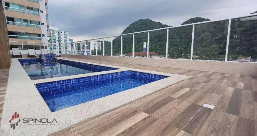 Apartamento com 2 dormitórios à venda, 65 m² por R$ 550.000,00 - Canto do Forte - Praia Grande/SP