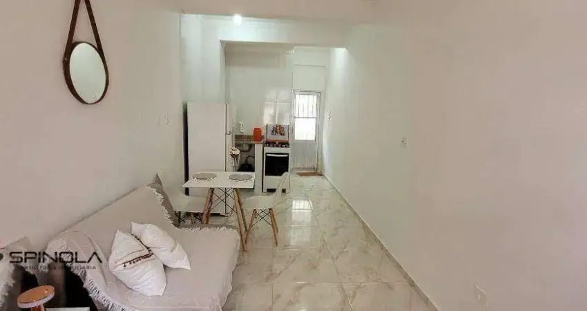 Kitnet com 1 dormitório à venda, 30 m² por R$ 210.000,00 - Aviação - Praia Grande/SP
