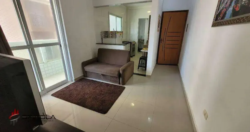 Apartamento com 1 dormitório à venda, 65 m² por r$ 430.000,00 - balneário flórida - praia grande/sp