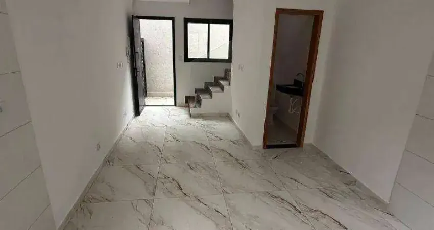 Sobrado com 2 dormitórios à venda, 54 m² por r$ 345.000,00 - maracanã - praia grande/sp