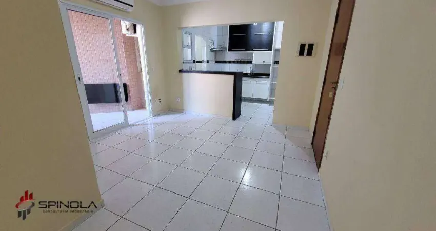 Apartamento com 1 dormitório à venda, 48 m² por r$ 340.000,00 - vila guilhermina - praia grande/sp